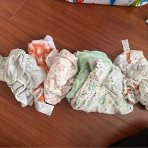 0-3M 6x Velcro Swaddles